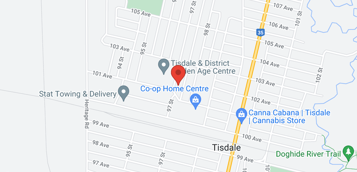 map of 1106 97th ST